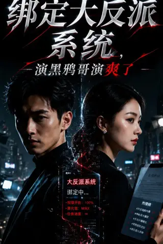 《绑定大反派系统，演黑鸦哥演爽了（70集）AI短剧 (2026)》短剧封面