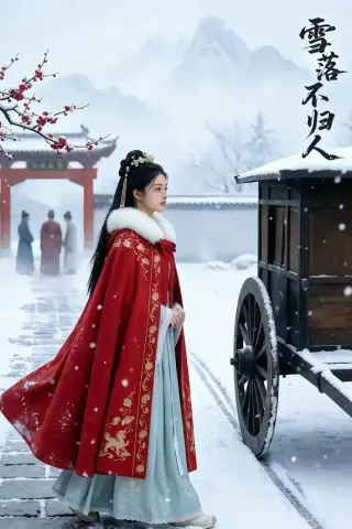 《雪落不归人（60集）（夸克网盘）》短剧封面