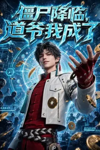 《僵尸降临，道爷我成了（100集） AI短剧（夸克网盘）》短剧封面