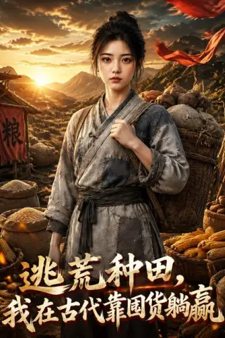 《逃荒种田，我在古代靠囤货躺赢（112集）（百度网盘）》短剧封面