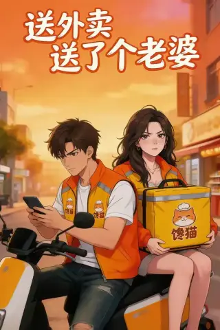 《送外卖送了个老婆（32集）（夸克网盘）》短剧封面