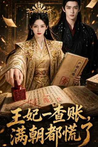 《王妃一查账，满朝都慌了（62集）AI短剧（夸克网盘）》短剧封面