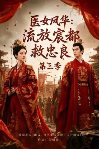 《医女风华：流放宸都救忠良第三季（90集）AI短剧 (2026)》短剧封面