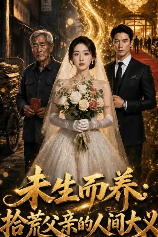 《未生而养：拾荒父亲的人间大义（33集）AI短剧（夸克网盘）》短剧封面