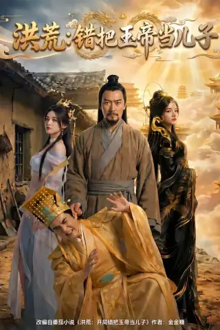 《洪荒：错把玉帝当儿子（60集）（夸克网盘）》短剧封面