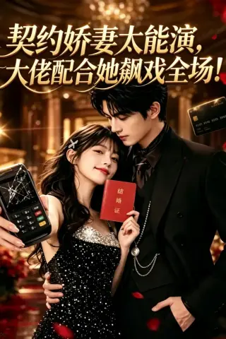 《契约娇妻太能演，大佬配合她飙戏全场！（3集）（夸克网盘）》短剧封面