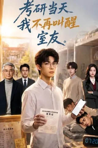《考研当天我不再叫醒室友（52集）（百度网盘）》短剧封面