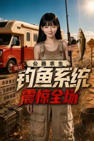 《公路求生，我的钓鱼系统震惊全场（63集）（夸克网盘）》短剧封面