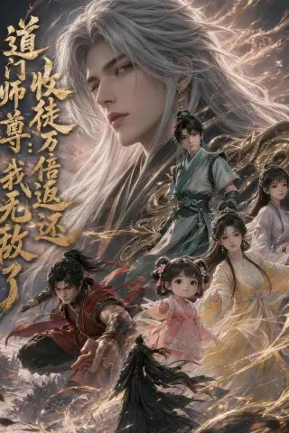 《道门师尊：收徒万倍返还，我无敌了（56集）动漫（夸克网盘）》短剧封面