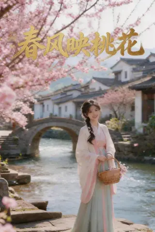 《春风映桃花（54集）（夸克网盘）》短剧封面