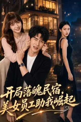 《开局落魄民宿，美女员工助我崛起（80集）AI短剧（夸克网盘）》短剧封面