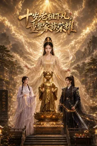 《十岁老祖下凡，重整家族荣耀（64集）（夸克网盘）》短剧封面