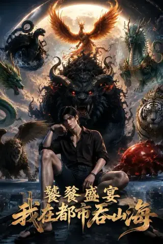 《饕餮盛宴：我在都市吞山海（151集）（夸克网盘）》短剧封面