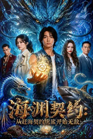 《海渊契约：从赶海契约虎鲨开始无敌（72集）AI短剧 (2026)》短剧封面
