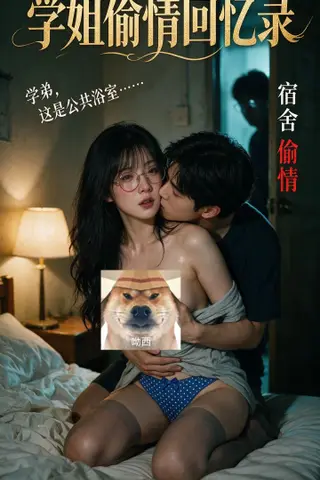 《AI擦边短剧：学姐偷情回忆录（迅雷网盘）》短剧封面