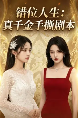 《错位人生：真千金手撕剧本（43集）AI短剧（夸克网盘）》短剧封面