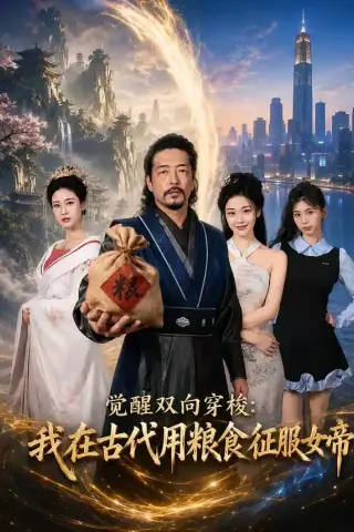《觉醒双向穿梭：我在古代用粮食征服女帝（60集）张翼和＆尚妙怡（夸克网盘）》短剧封面