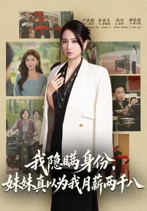 《我隐瞒身份，妹妹真以为我月薪两千八（57集）卢本娟&刘金思（夸克网盘）》短剧封面
