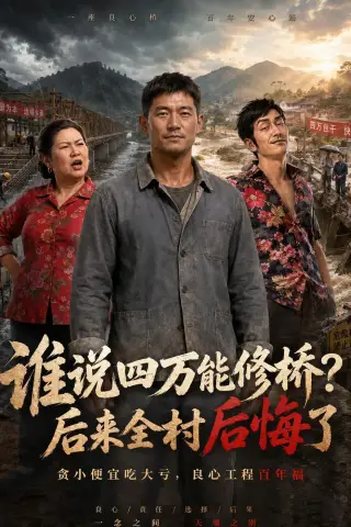 《谁说四万能修桥？后来全村后悔了（30集）AI短剧（夸克网盘）》短剧封面