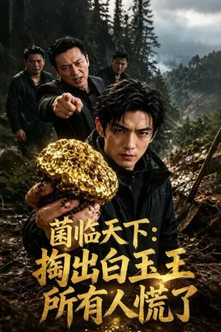 《菌临天下：掏出白玉王所有人慌了（46集）（夸克网盘）》短剧封面