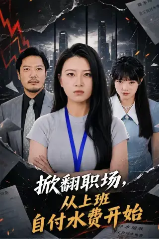 《掀翻职场，从上班自付水费开始（54集）方文超＆程娜（夸克网盘）》短剧封面