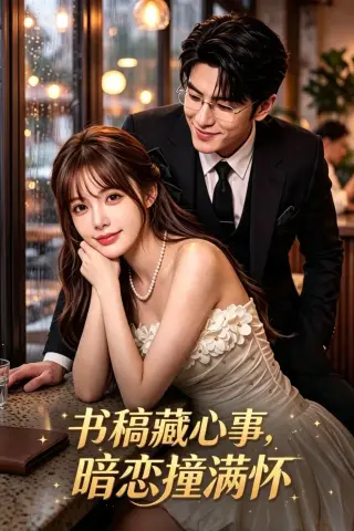《书稿藏心事，暗恋撞满怀（41集）（夸克网盘）》短剧封面