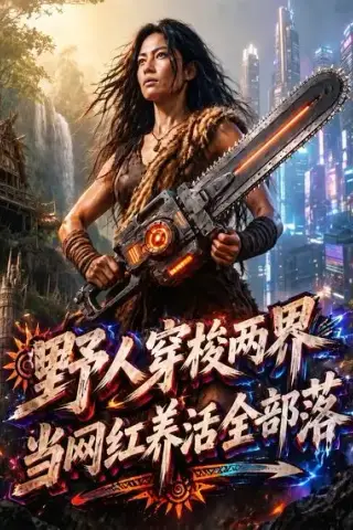 《野人穿梭两界，当网红养活全部落（60集）AI短剧 (2026)》短剧封面