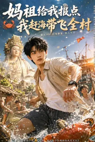 《妈祖给我报点，我赶海带飞全村（289集）（夸克网盘）》短剧封面