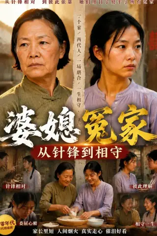 《婆媳冤家从针锋到相守（48集）AI短剧（夸克网盘）》短剧封面