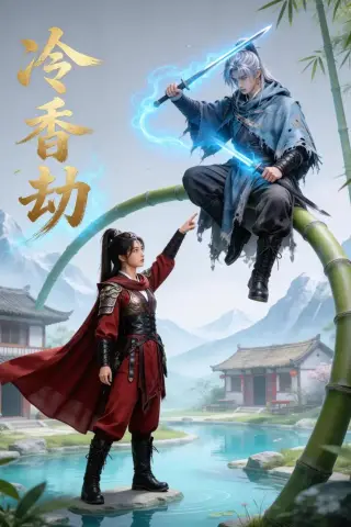 《冷香劫（44集）AI短剧 (2026)》短剧封面