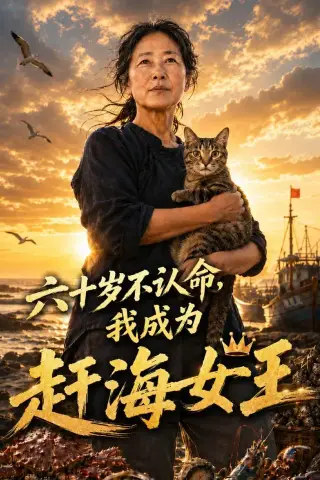 《六十岁不认命，我成为赶海女王（49集）AI短剧（夸克网盘）》短剧封面