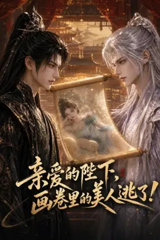《亲爱的陛下，画卷里的美人逃了！（110集）（夸克网盘）》短剧封面