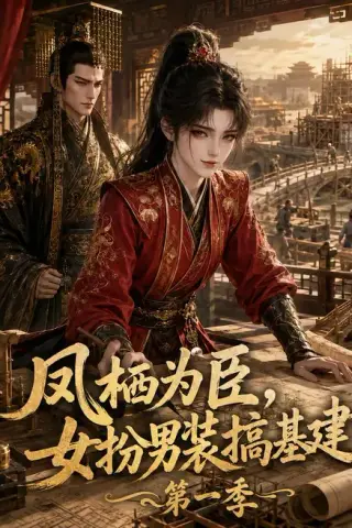 《凤栖为臣，女扮男装搞基建第一季（130集）（夸克网盘）》短剧封面