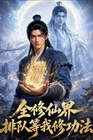 《全修仙界排队等我修功法（65集）AI短剧（百度网盘）》短剧封面