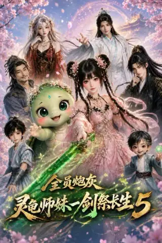 《全员炮灰，灵龟师妹一剑祭长生5（110集）（夸克网盘）》短剧封面