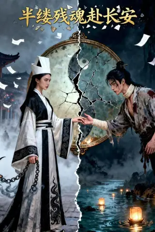 《半缕残魂赴长安（54集）Ai短剧（夸克网盘）》短剧封面