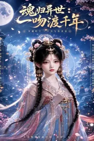 《魂归异世：一吻渡千年（43集）（夸克网盘）》短剧封面