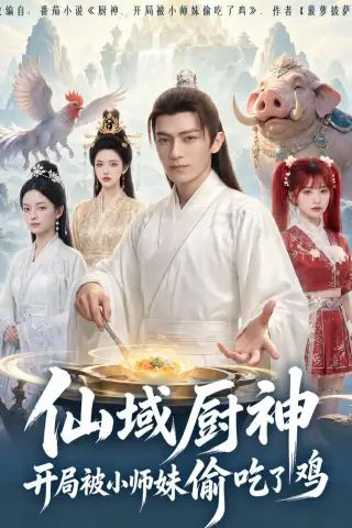 《仙域厨神开局被小师妹偷吃了鸡（80集）（夸克网盘）》短剧封面