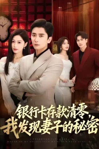 《银行卡存款清零，我发现妻子的秘密（60集）梅洋＆铭汐＆晓杨（百度网盘）》短剧封面