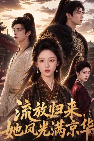 《流放归来，她风光满京华（60集）（夸克网盘）》短剧封面
