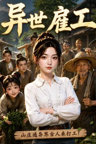 《异世雇工：山庄通异界古人来打工（68集）（夸克网盘）》短剧封面