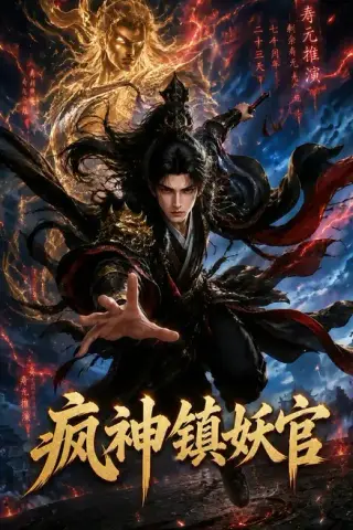 《疯神镇妖官（100集）（夸克网盘）》短剧封面