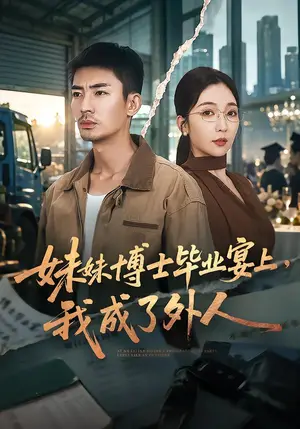 《妹妹博士毕业宴上，我成了外人（70集）张瀚文&王佳琪（夸克网盘）》短剧封面