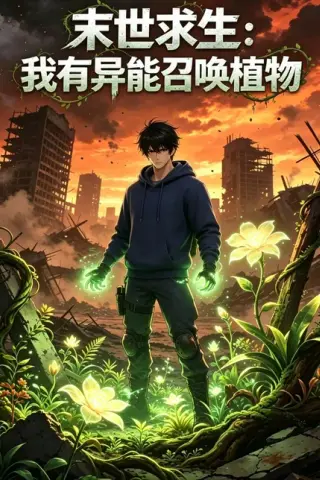 《末世求生：我有异能召唤植物（60集）AI短剧（百度网盘）》短剧封面