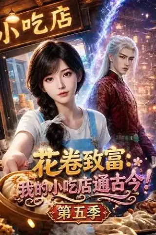 《花卷致富：我的小吃店通古今！第五季（90集）（夸克网盘）》短剧封面