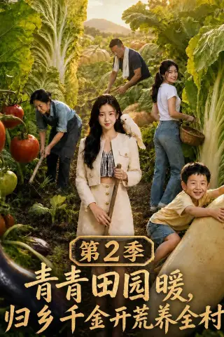 《青青田园暖，归乡千金开荒养全村第二季（88集）（夸克网盘）》短剧封面