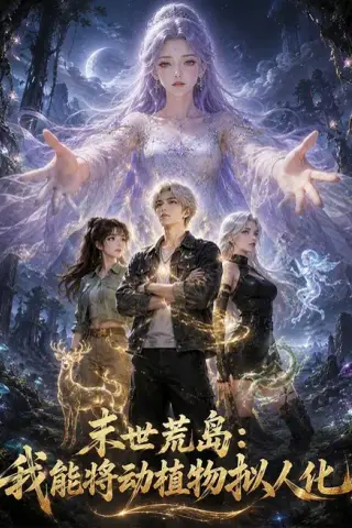 《末世荒岛：我能将动植物拟人化（60集）AI短剧（夸克网盘）》短剧封面