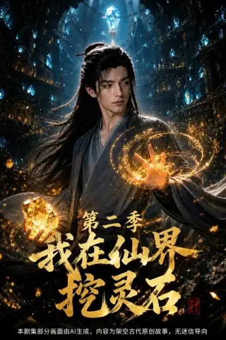 《我在仙界挖灵石第二季（92集）（夸克网盘）》短剧封面