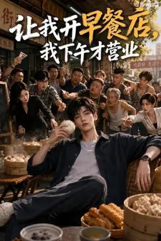 《让我开早餐店，我下午才营业（108集）AI短剧（夸克网盘）》短剧封面