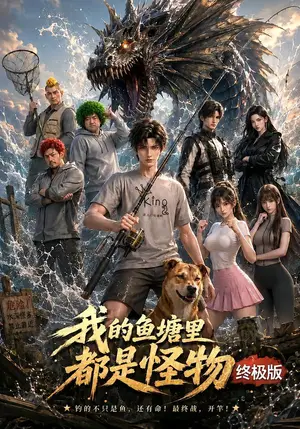 《我的鱼塘里都是怪物终极版（191集）（夸克网盘）》短剧封面